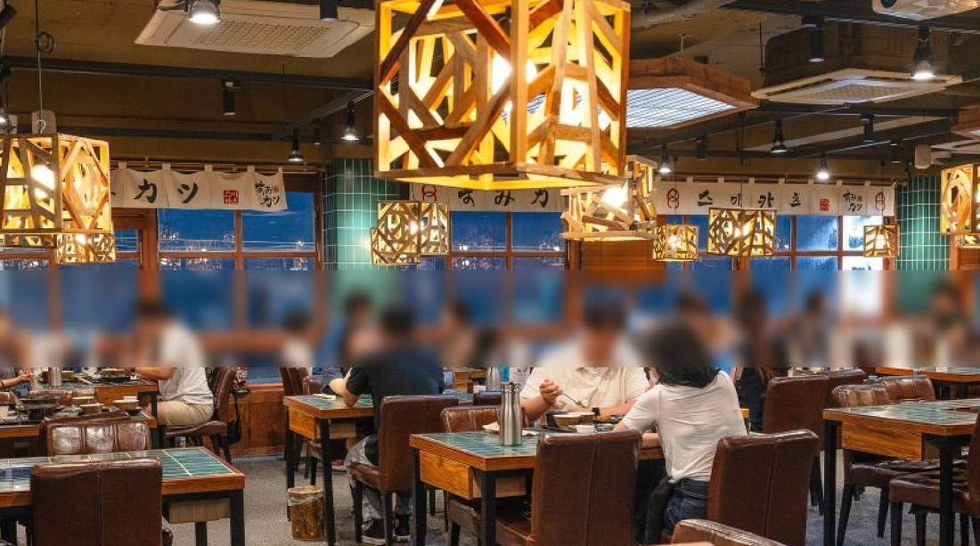 저녁 시간 매장