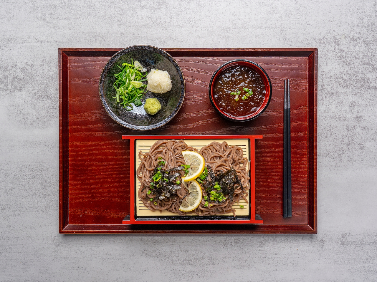 수제 자루 소바